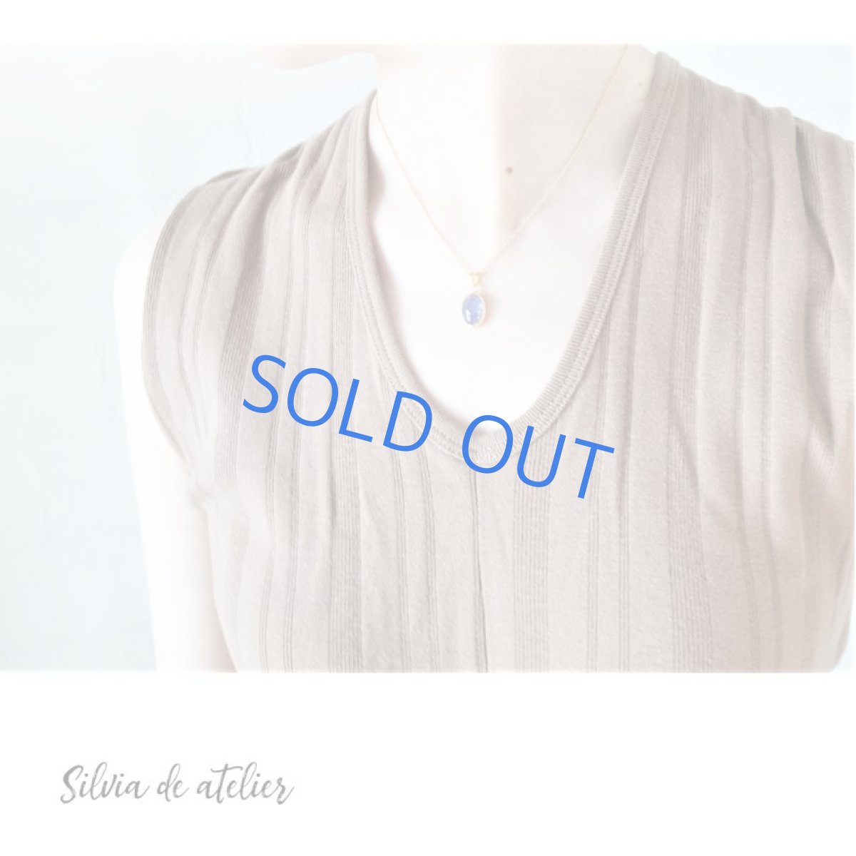 画像6: 【限定1・Bオーバル】AAA　タンザナイト　カボション　ペンダント　約40cm　14kgfネックレス (6)