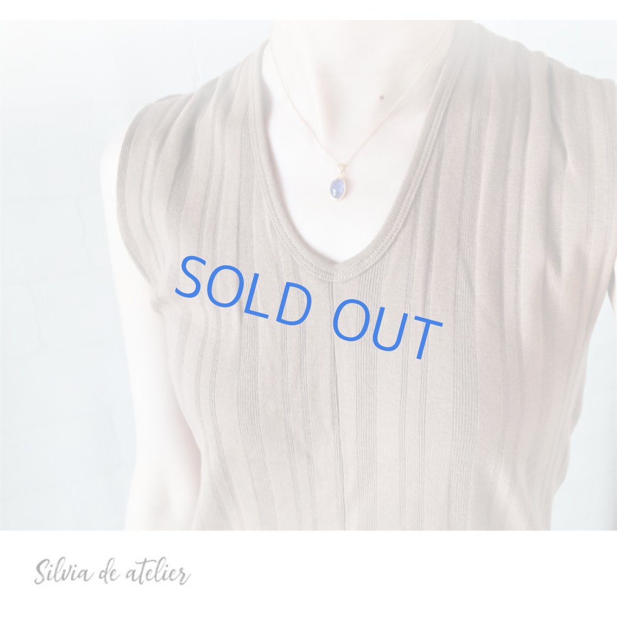 画像5: 【限定1・Bオーバル】AAA　タンザナイト　カボション　ペンダント　約40cm　14kgfネックレス (5)