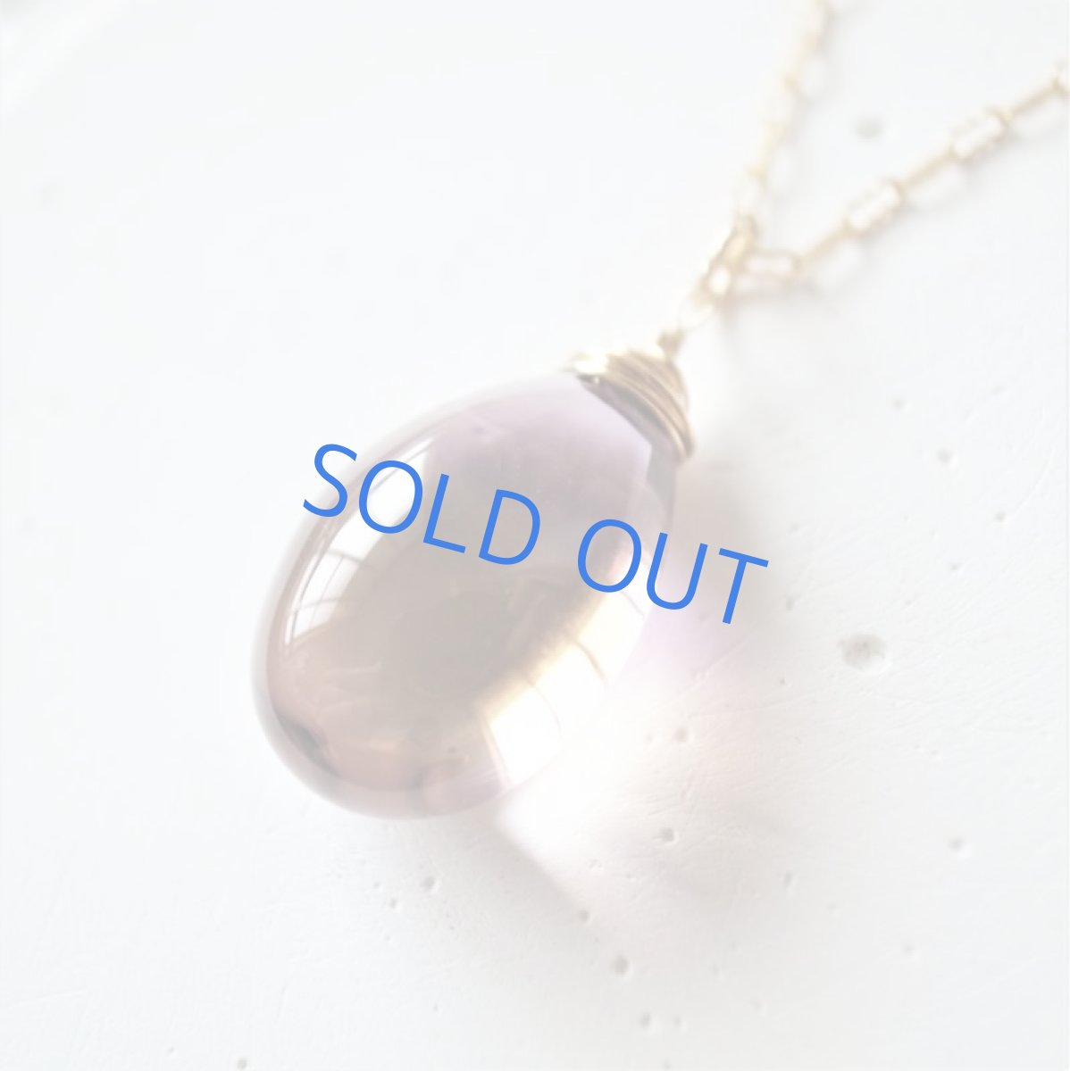 画像2: 【1点もの・大粒C】つるりん　ボリビア産非加熱　極上アメトリン　タンブル　14kgf50cmネックレス (2)