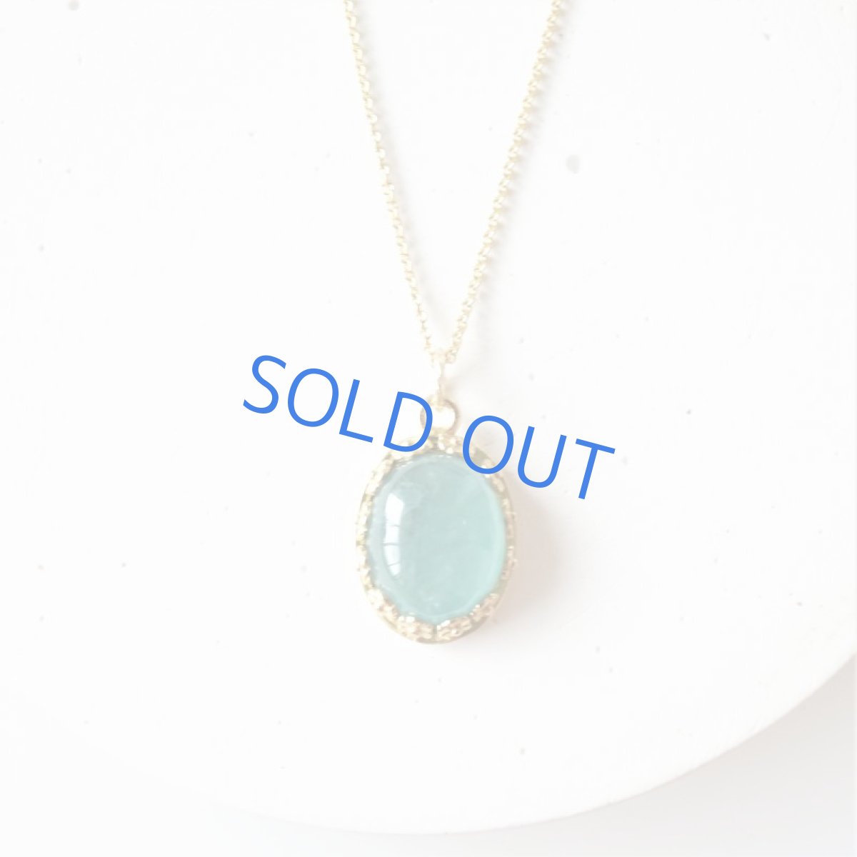 画像3: 【残り1・Lサイズ】世界十指の希少石　グランディディエライト　カボション　フラワー　サージカルステンレス40cmネックレス (3)