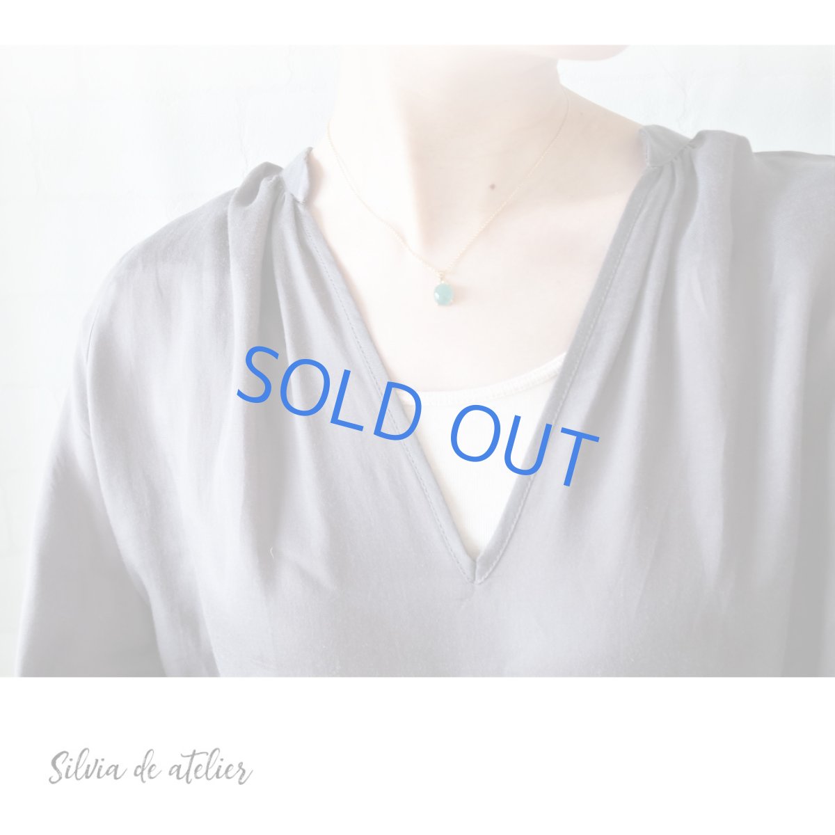 画像6: 【訳あり・残り1・Sサイズ】世界十指の希少石 グランディディエライト カボション サージカルステンレス40cmネックレス (6)