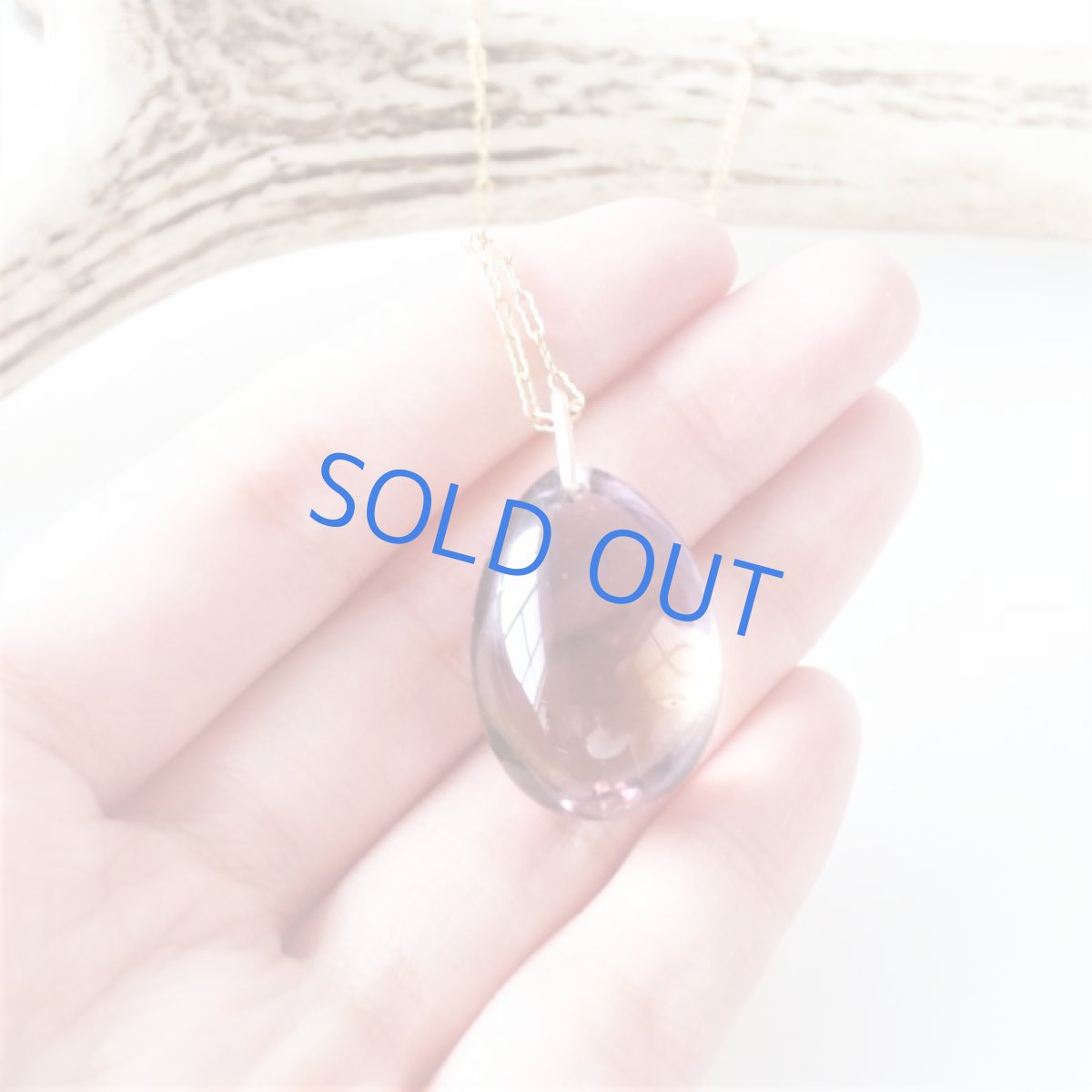 画像3: 【1点もの・超大粒A】つるりん　ボリビア産非加熱　極上アメトリン　タンブル　14kgf50cmネックレス (3)