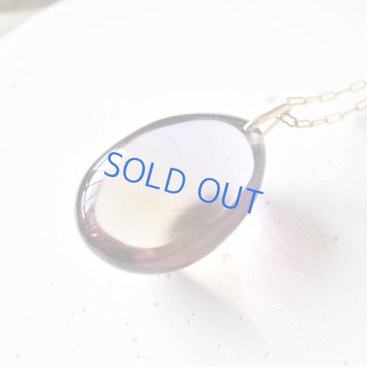 画像5: 【1点もの・超大粒A】つるりん　ボリビア産非加熱　極上アメトリン　タンブル　14kgf50cmネックレス (5)