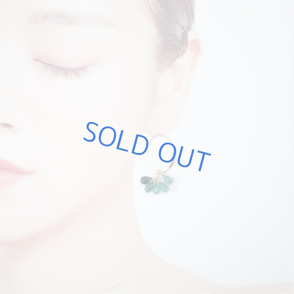 画像7: 【イヤリング変更可】世界十指の希少石　グランディディエライト　トーンMIX　14KGFアーモンドフックピアス (7)