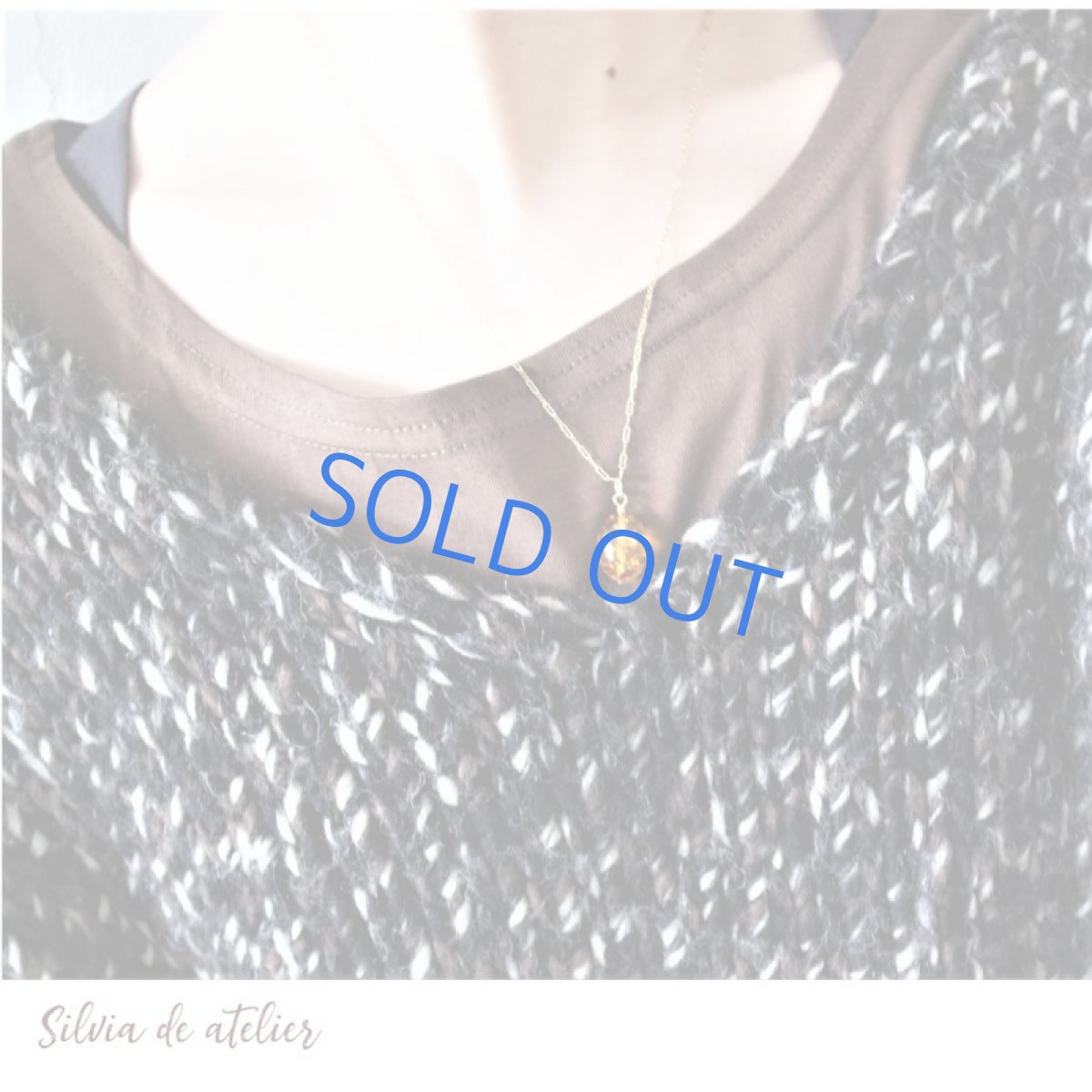 画像7: 残り1　大粒　バルティックアンバー(琥珀）オーバルドロップ　一粒　14kgf50cmネックレス (7)