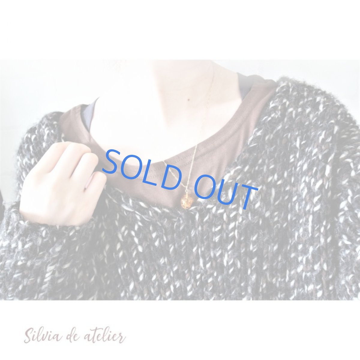 画像6: 残り1　大粒　バルティックアンバー(琥珀）オーバルドロップ　一粒　14kgf50cmネックレス (6)