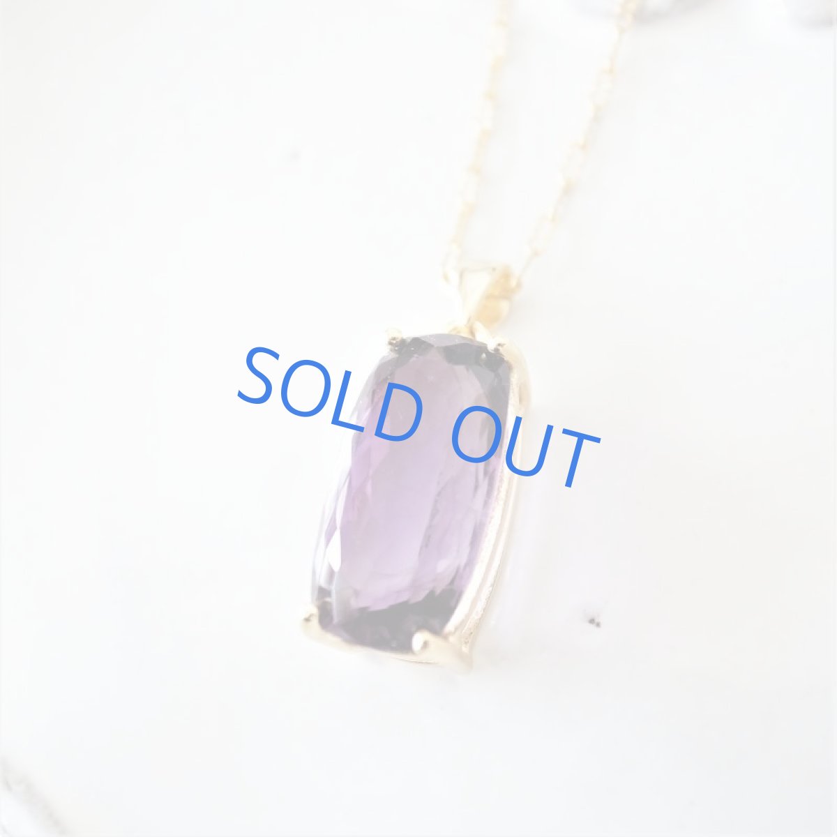 画像3: 【1点もの・四角B】大粒　宝石用ルース　アメジスト　トライアングルジェム　50cm14kgfネックレス (3)