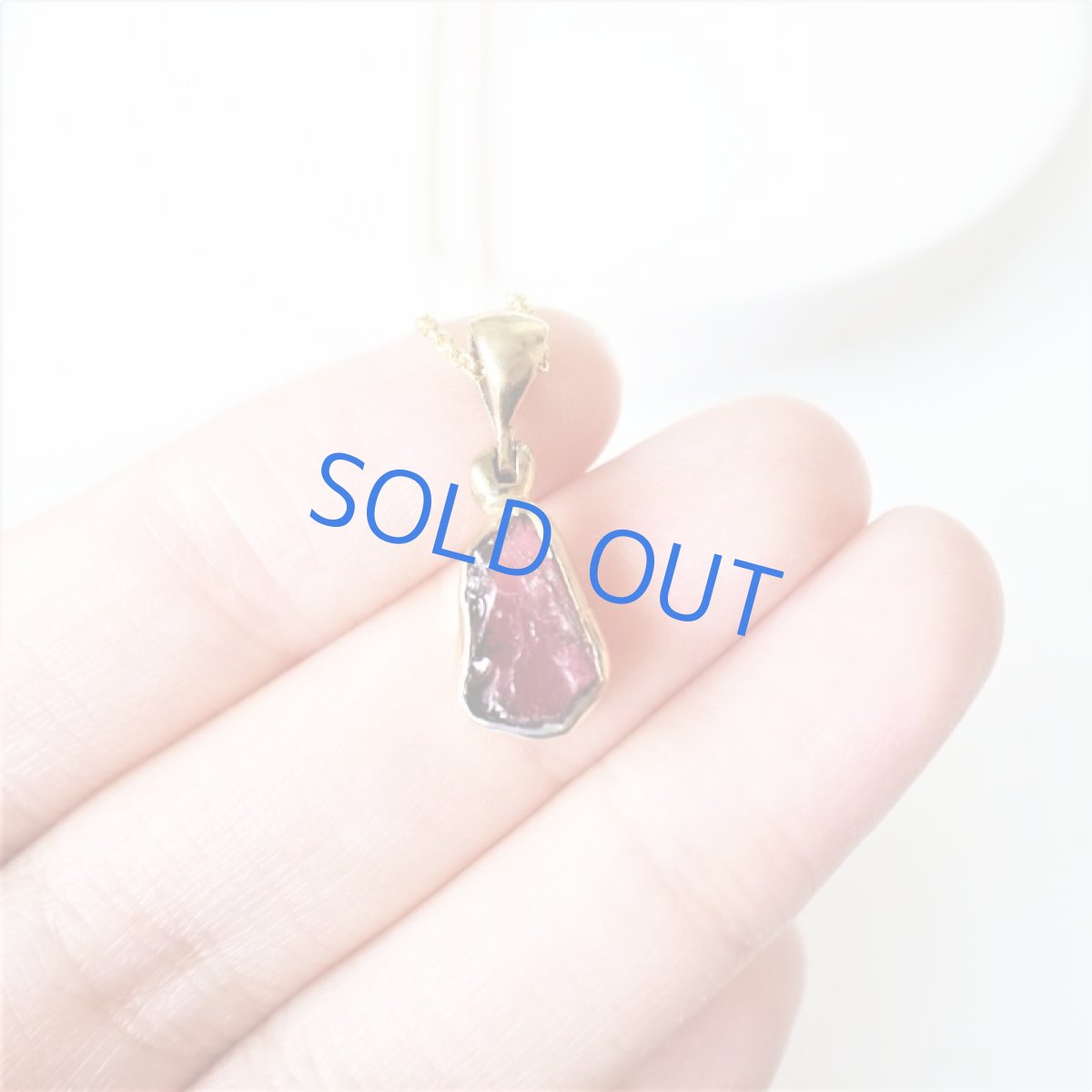 画像3: 【限定1・A】希少！ロードライトガーネット　原石　ペンダント　40cm14kgfネックレス (3)