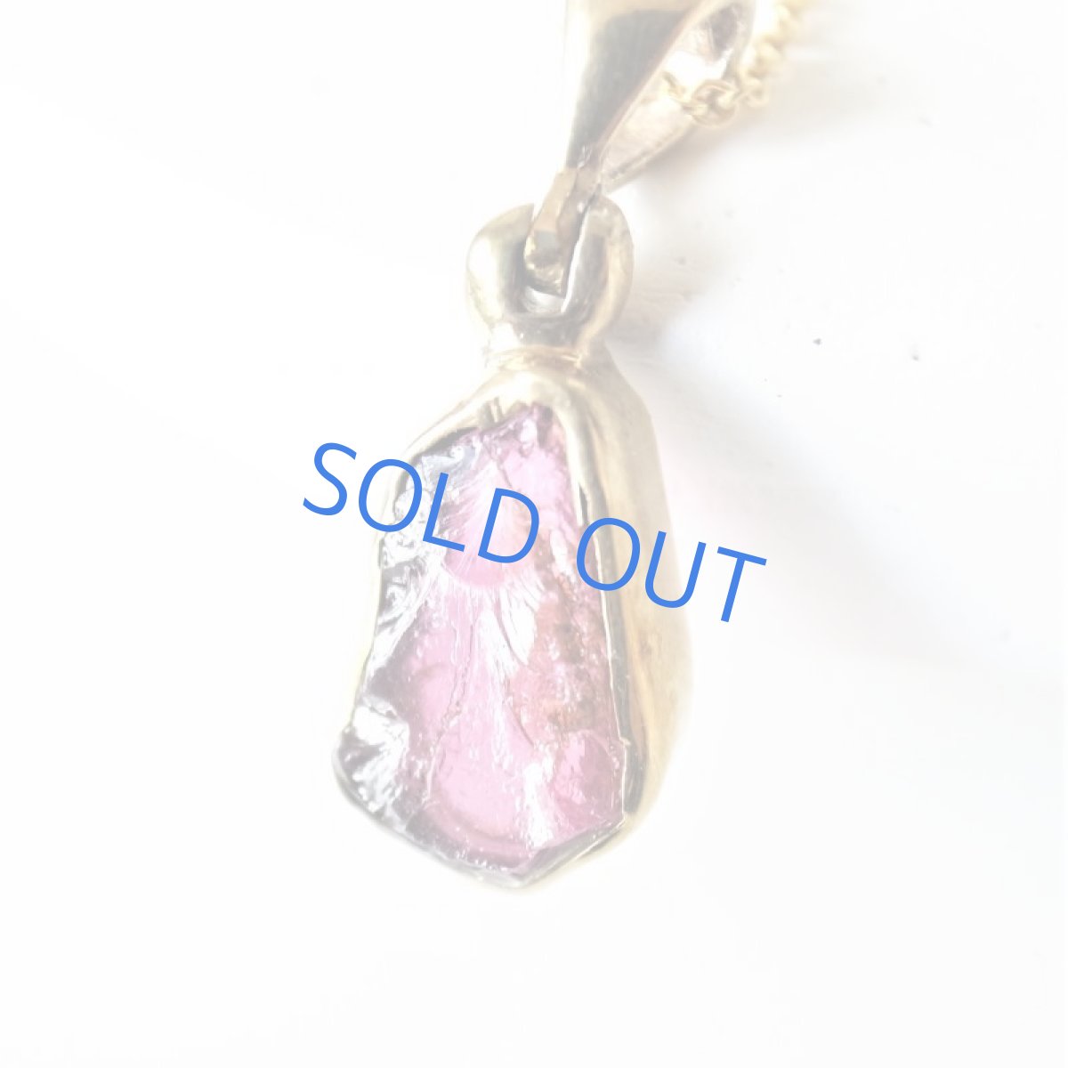 画像2: 【限定1・A】希少！ロードライトガーネット　原石　ペンダント　40cm14kgfネックレス (2)