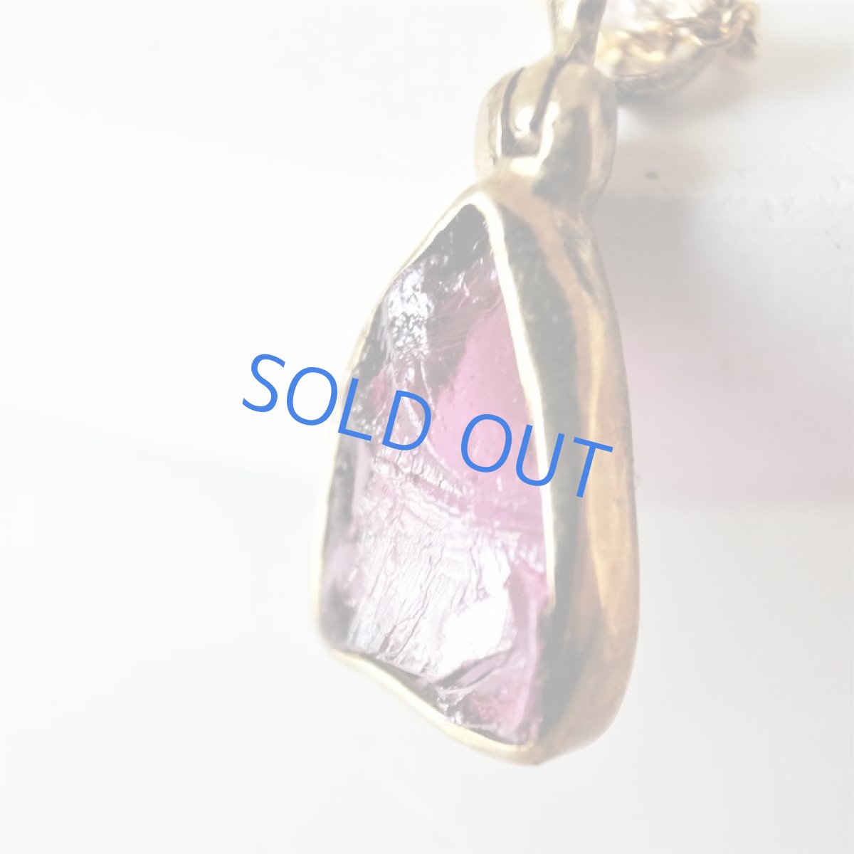 画像3: 【限定1・B】希少！ロードライトガーネット　原石　ペンダント　40cm14kgfネックレス (3)