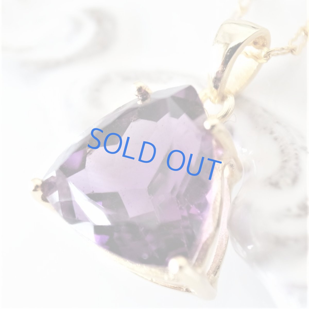 画像3: 【1点もの・三角A】大粒　宝石用ルース　アメジスト　トライアングルジェム　50cm14kgfネックレス (3)