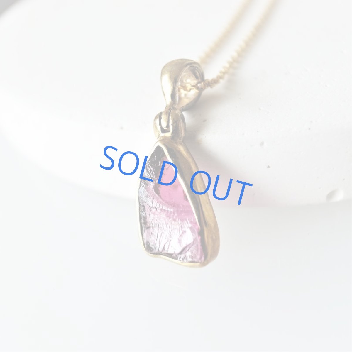 画像2: 【限定1・B】希少！ロードライトガーネット　原石　ペンダント　40cm14kgfネックレス (2)