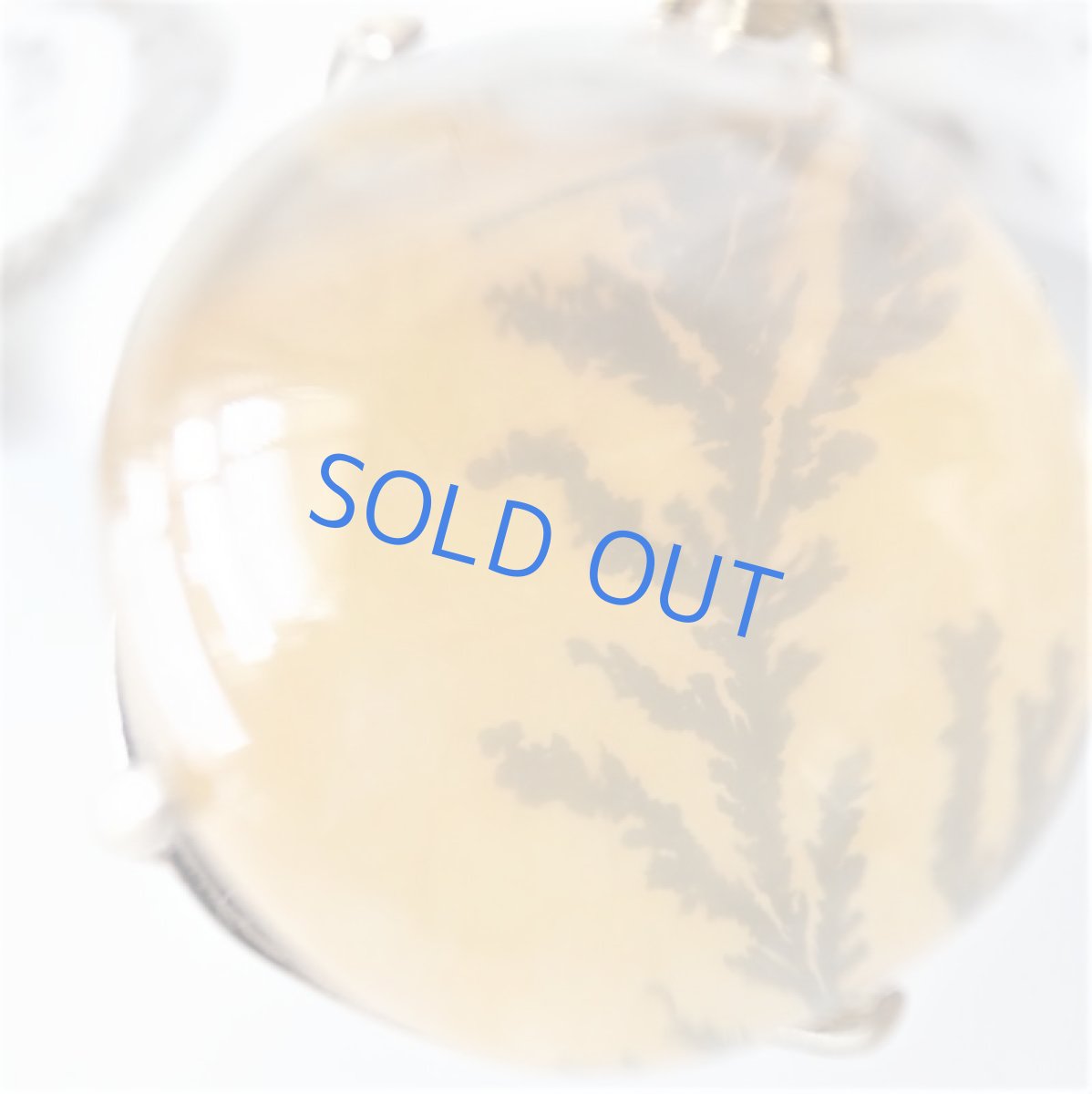 画像2: 【1点もの・ラウンドC】ブラジル産　デンドリティッククォーツ　ペンダント　14kgfネックレス約50cm (2)