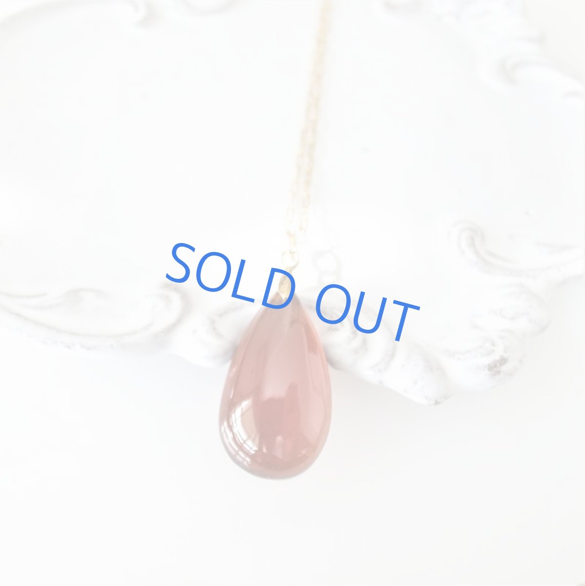 画像4: 【1点もの・C】超大粒　ヘソナイトガーネット　しずく型　約50cm14kgfネックレス (4)