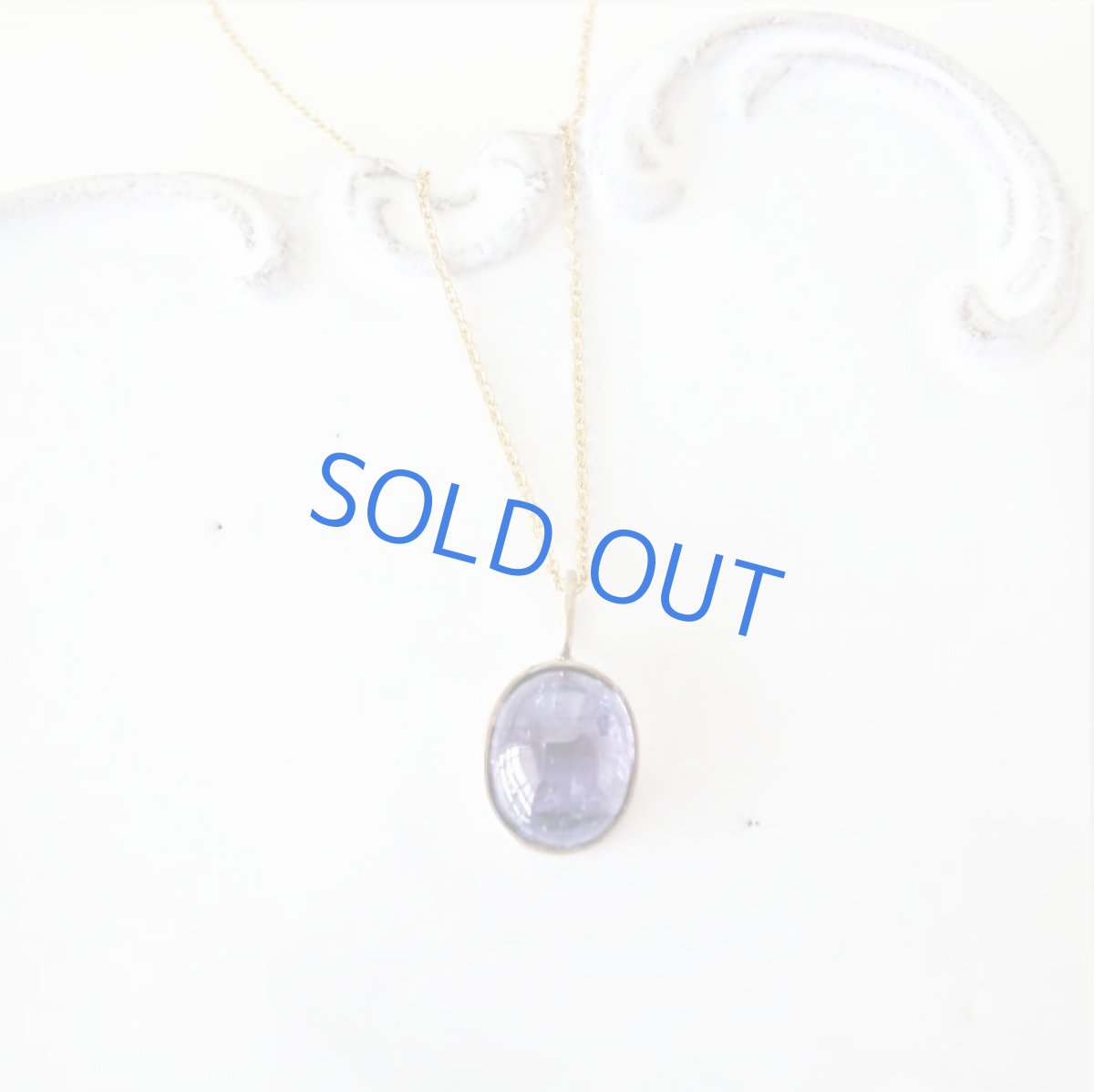 画像4: 【限定1・オーバルC】４Aランク！　タンザナイト　カボション　ペンダント　約40cm　14kgfネックレス (4)