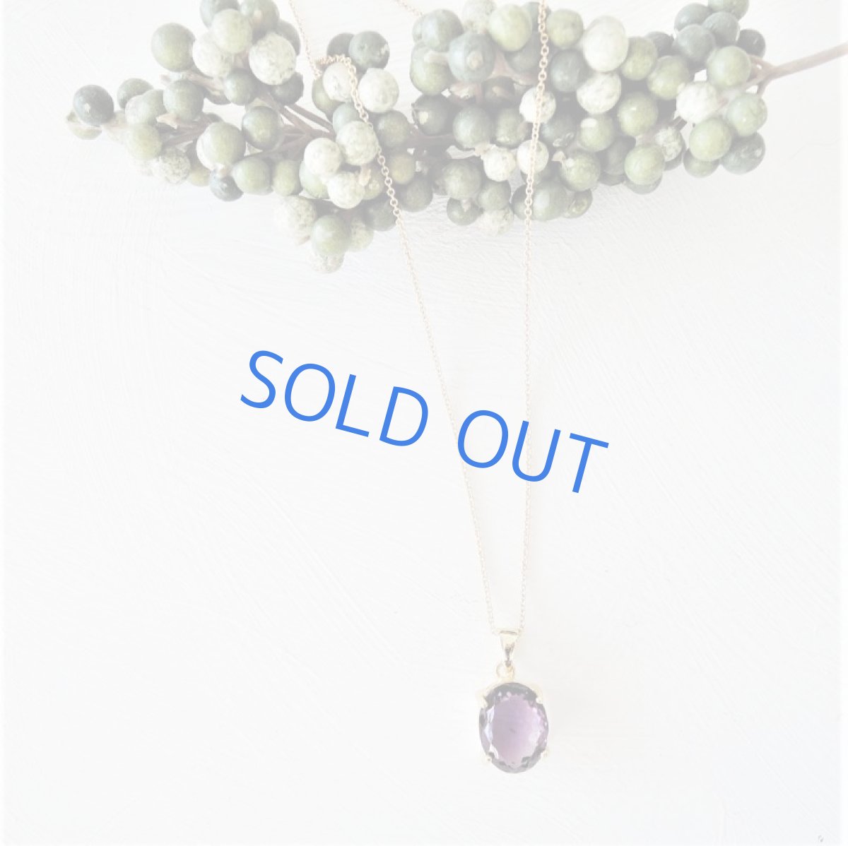 画像5: 訳あり・1点のみ　大粒宝飾用ルース　アフリカ産　ダークカラー　アメジスト　サージカルステンレスネックレス40cm (5)