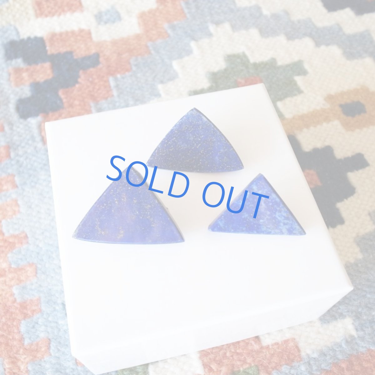 画像6: 【1点もの】夜空の大三角形　ラピスラズリ　ブローチ　024 (6)