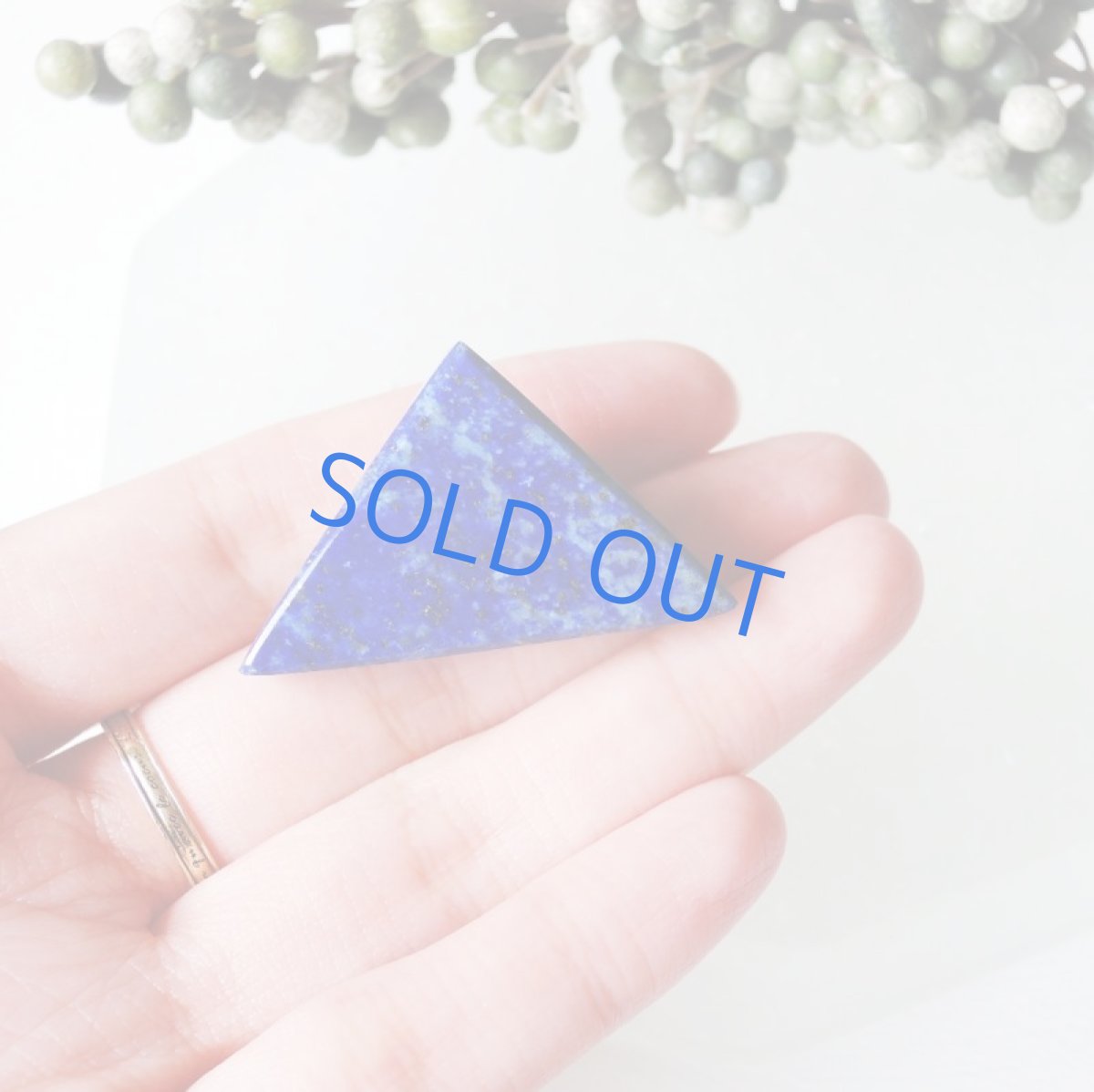 画像3: 【1点もの】夜空の大三角形　ラピスラズリ　ブローチ　024 (3)