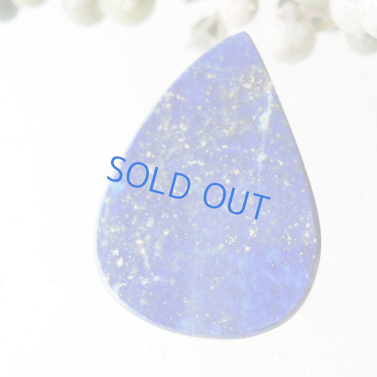 画像3: 【1点もの】夜空のしずく　ラピスラズリ　ドロップ　ブローチ　020 (3)