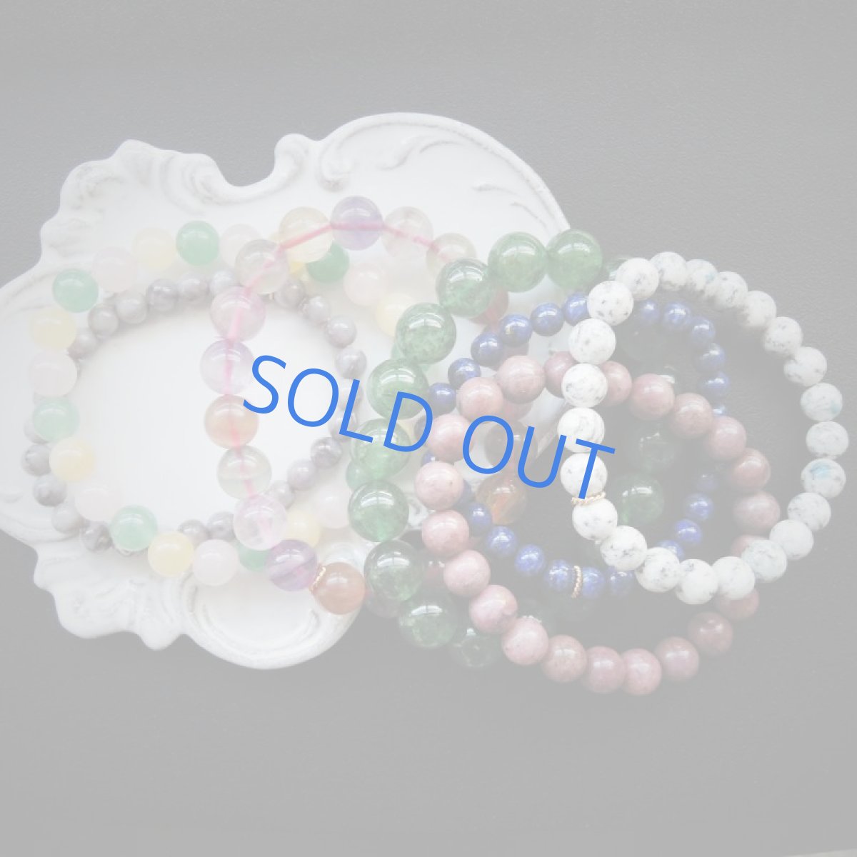 画像5: 半額SALE！残りグリーンクォーツのみ【各種限定】数珠ストーン　ブレスレット (5)