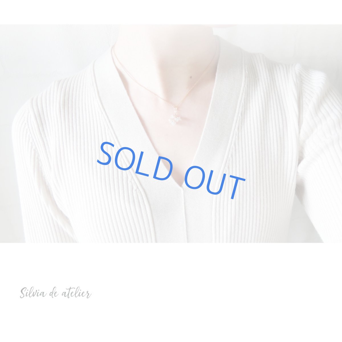 画像5: 【1点もの】４A　レインボームーンストーン　TREE　14kgfネックレス40cm (5)