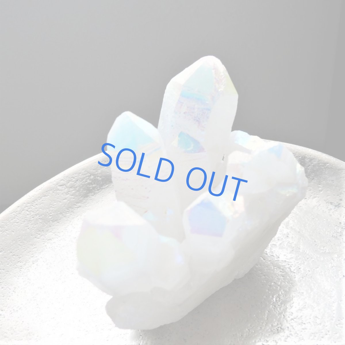 画像2: 【1点もの・浄化用】超大粒　コーティングオーラ　クリスタル（水晶）　結晶クラスター　ゆうパック発送のみ（14） (2)