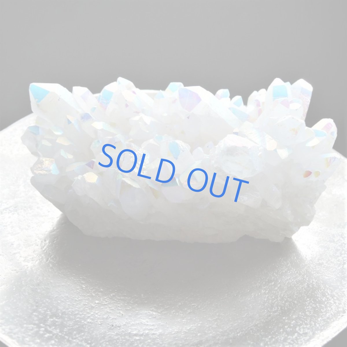 画像2: 【1点もの・浄化用】特大　コーティングオーラ　クリスタル（水晶）　結晶クラスター　ゆうパック発送のみ（13） (2)