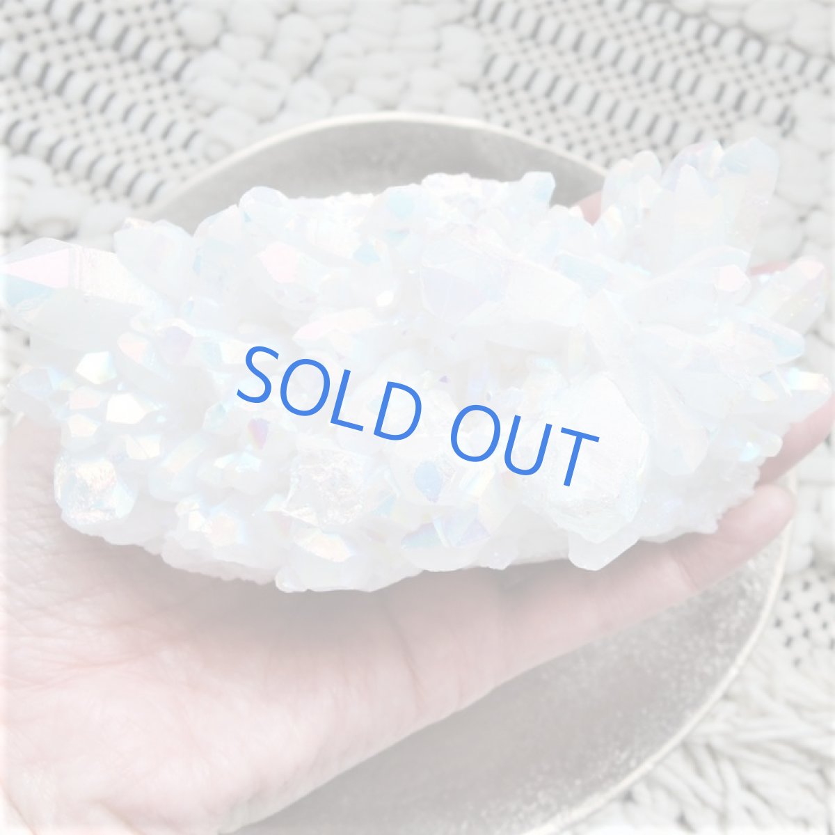 画像3: 【1点もの・浄化用】特大　コーティングオーラ　クリスタル（水晶）　結晶クラスター　ゆうパック発送のみ（13） (3)