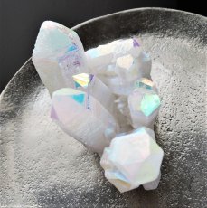 画像3: 【1点もの・浄化用】超大粒　コーティングオーラ　クリスタル（水晶）　結晶クラスター　ゆうパック発送のみ（14） (3)