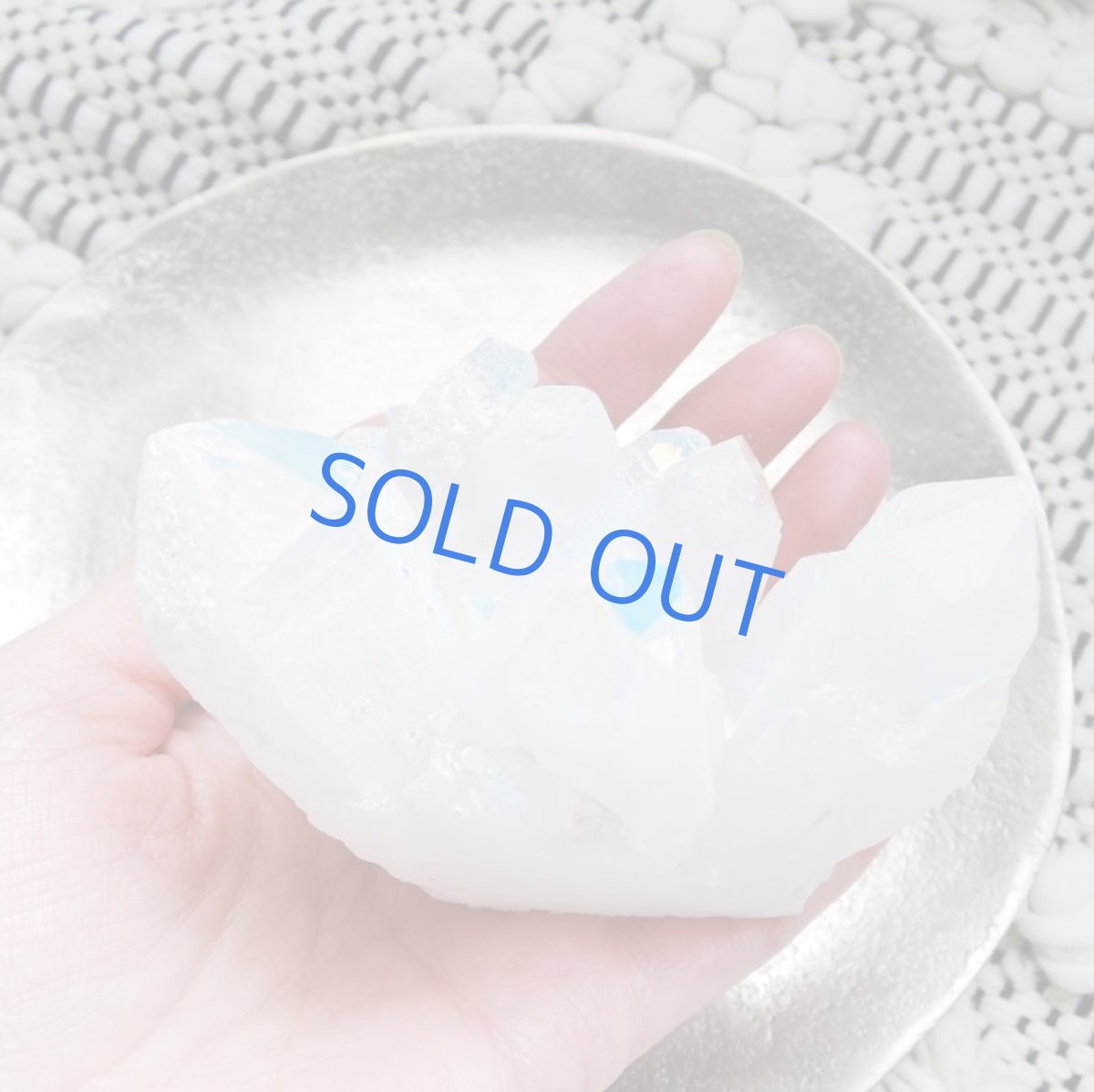 画像6: 【1点もの・浄化用】超大粒　コーティングオーラ　クリスタル（水晶）　結晶クラスター　ゆうパック発送のみ（14） (6)