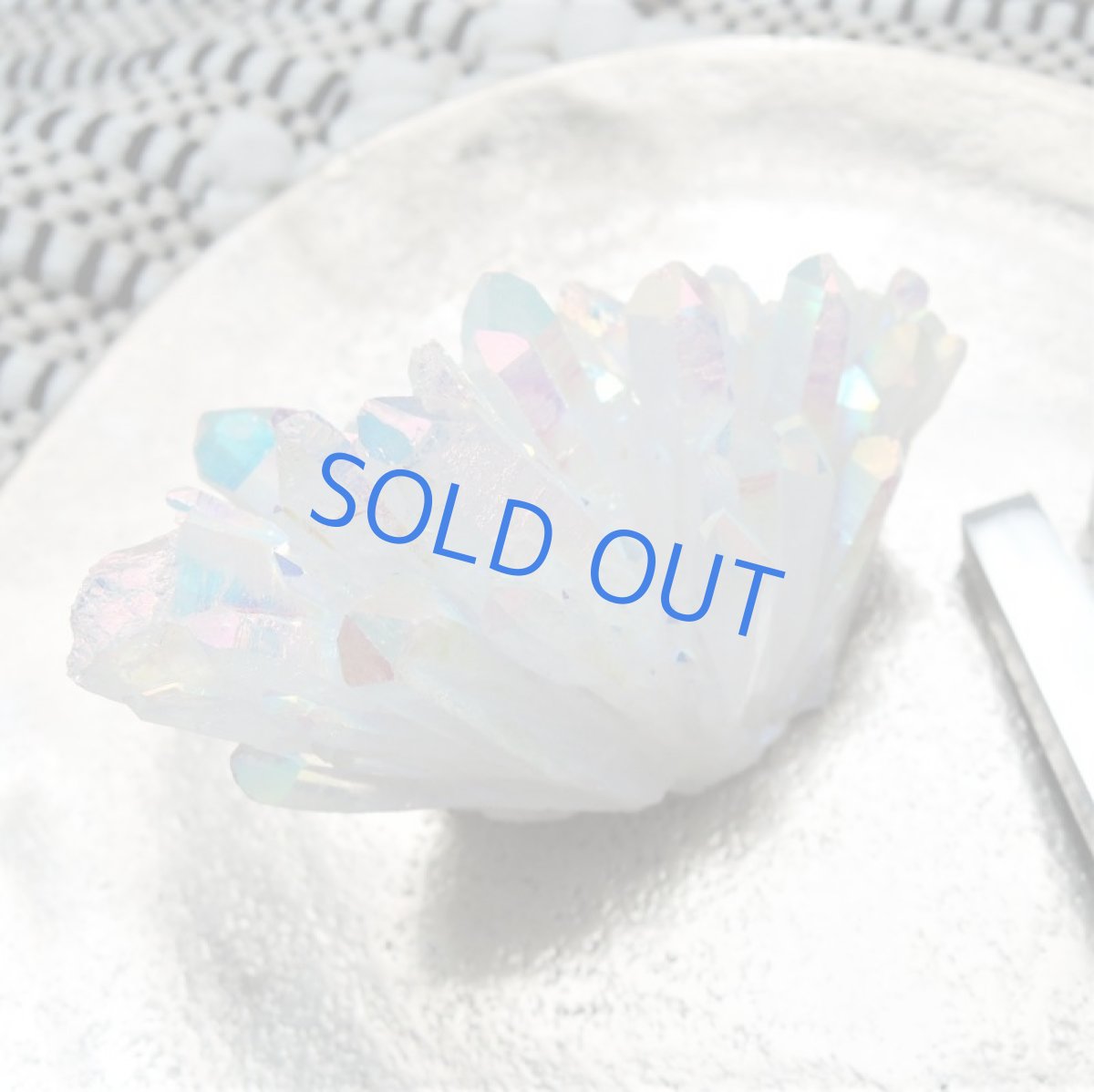 画像3: 【1点もの・浄化用】超大粒　コーティングオーラ　クリスタル（水晶）　結晶クラスター　ゆうパック発送のみ（9） (3)