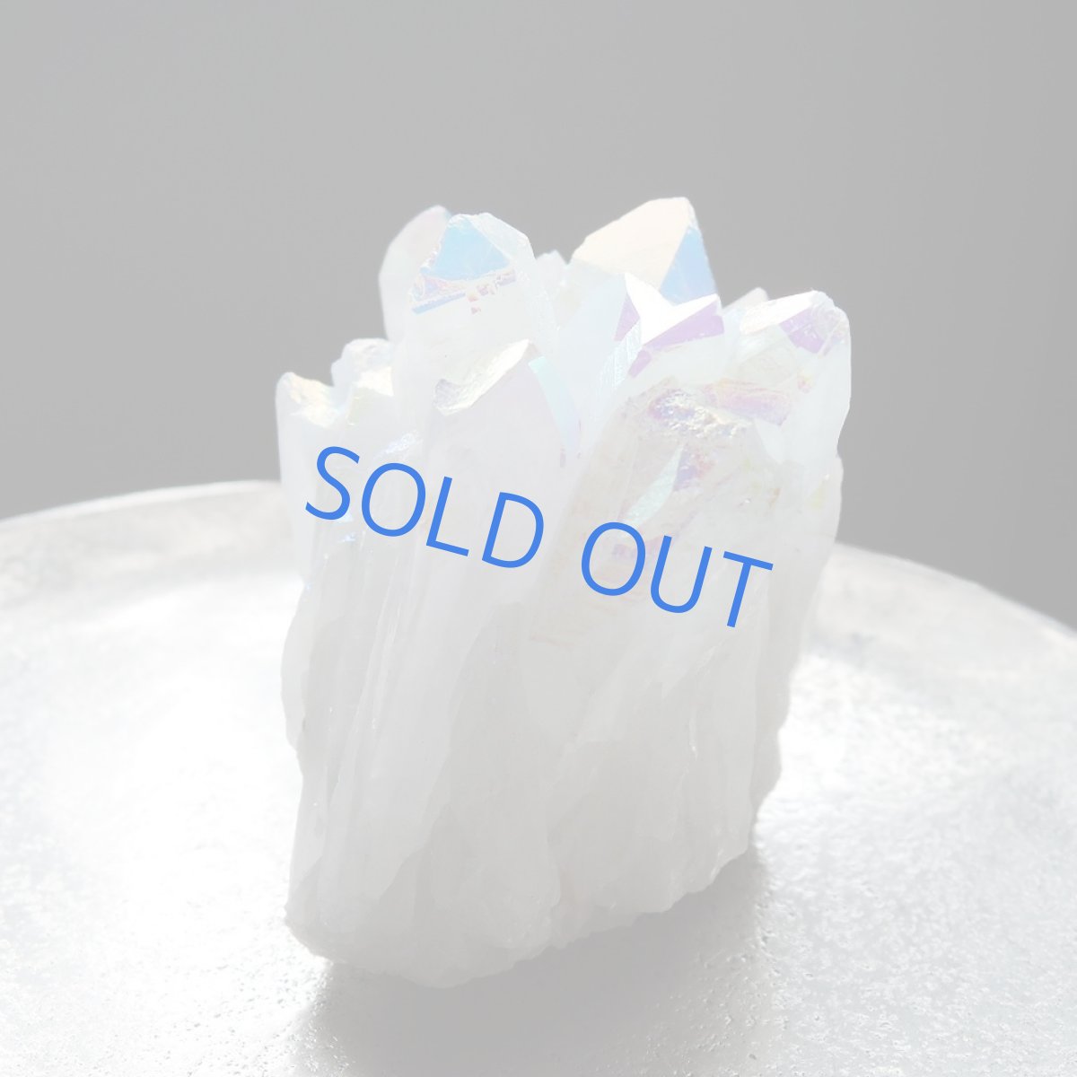 画像3: 【1点もの・浄化用】超大粒　コーティングオーラ　クリスタル（水晶）　結晶クラスター　ゆうパック発送のみ（2） (3)