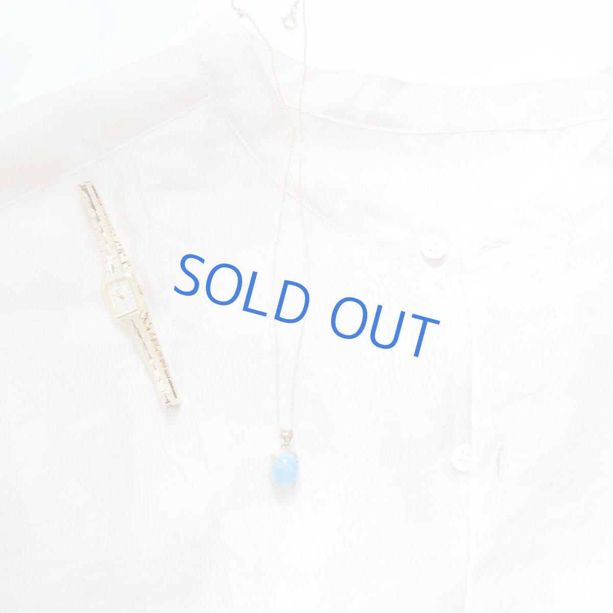 画像6: 【1点もの・A】サンタマリアアクアマリン　カボションペンダント　14kgfネックレス40cm (6)