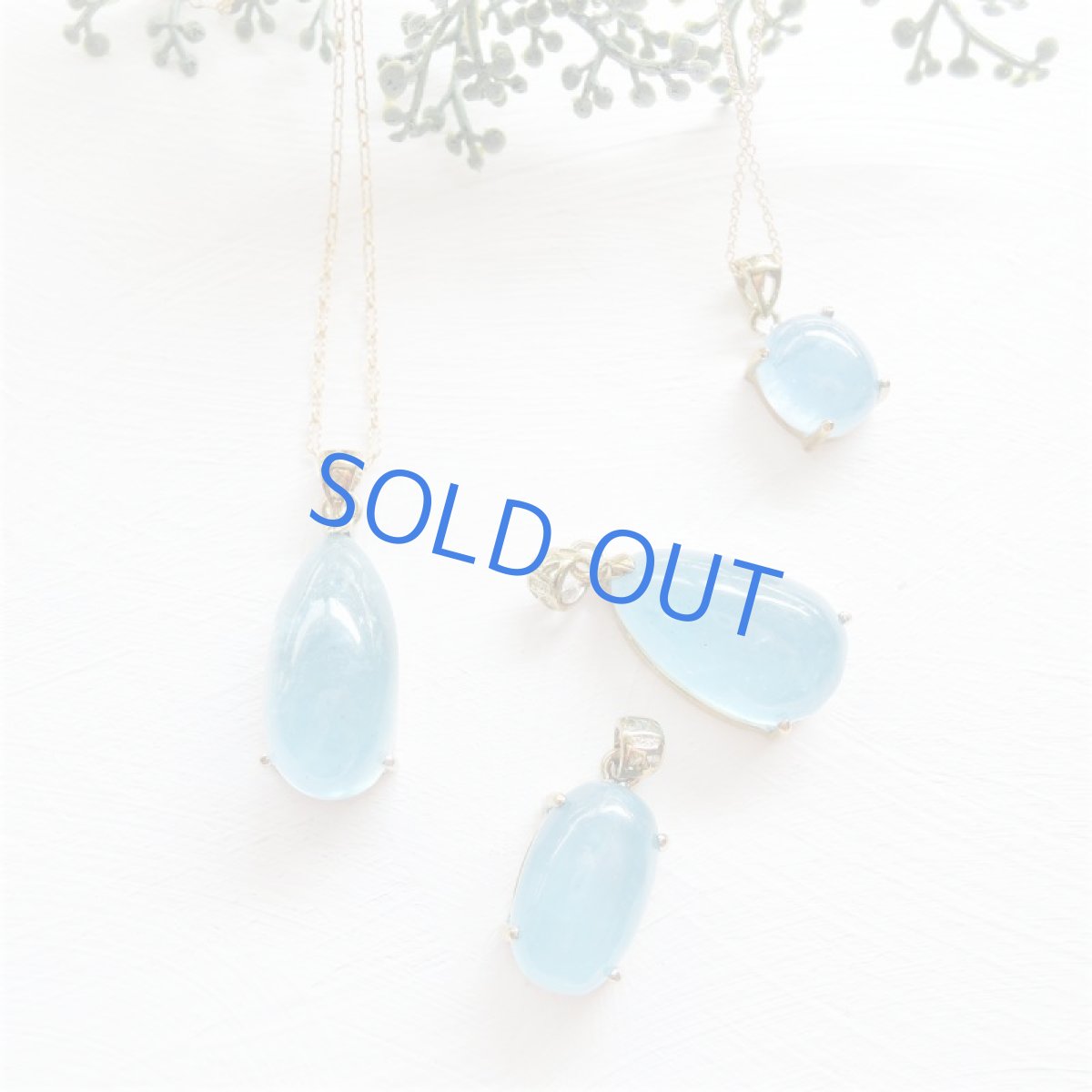 画像7: 【1点もの・Cティア】サンタマリアアクアマリン　カボションペンダント　14kgfネックレス50cm (7)