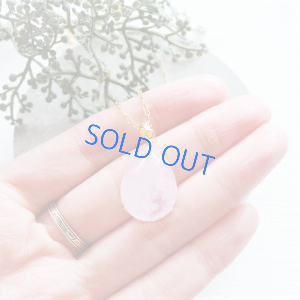 画像3: 【1点もの・E】桜ピンク　大粒　ピンクアクアマリン（モルガナイト）　つるりん滴型　約50cm14kgfネックレス (3)