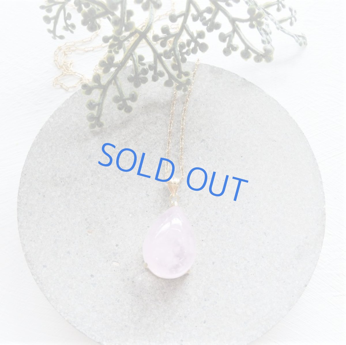 画像4: 【1点もの・E】桜ピンク　大粒　ピンクアクアマリン（モルガナイト）　つるりん滴型　約50cm14kgfネックレス (4)