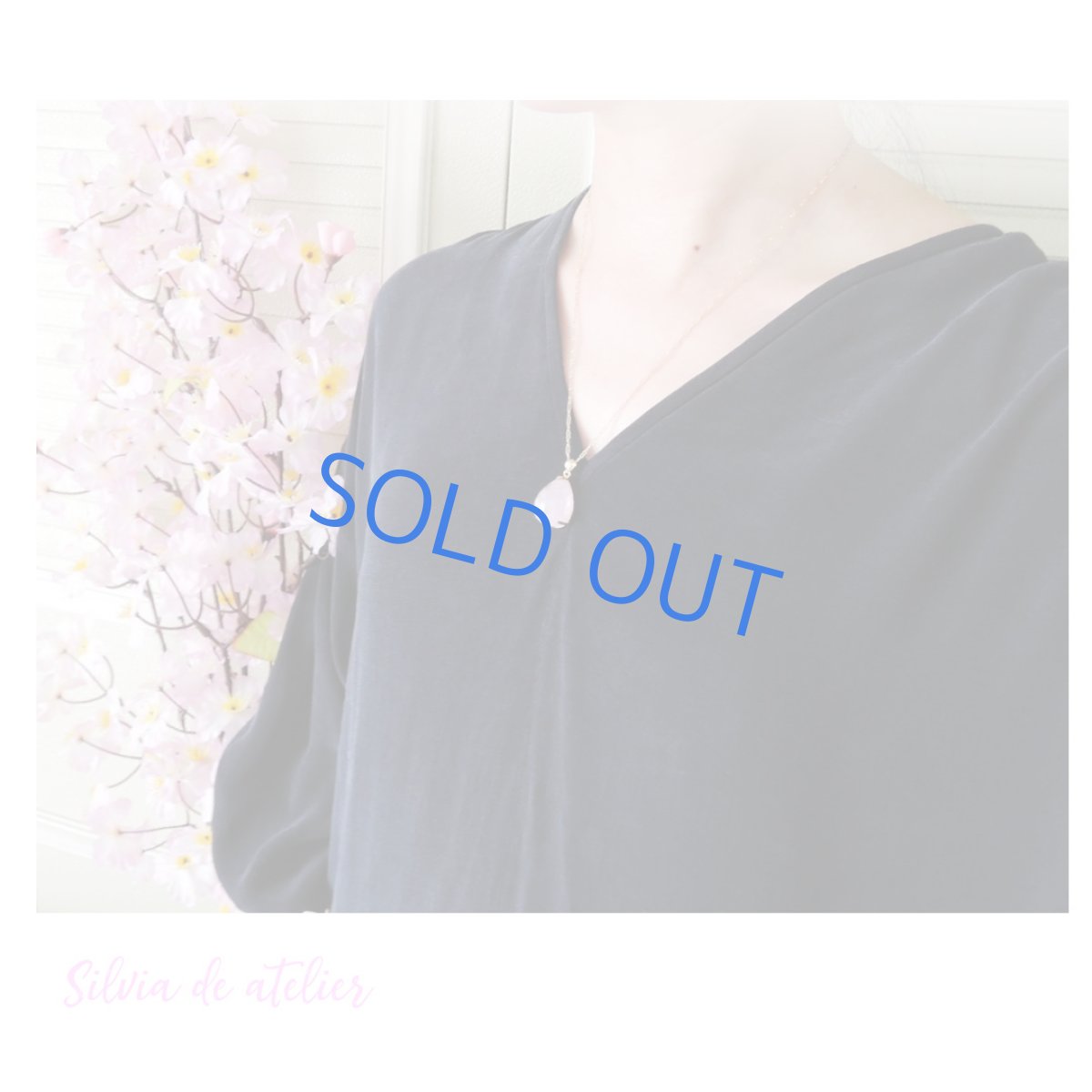 画像6: 【1点もの・E】桜ピンク　大粒　ピンクアクアマリン（モルガナイト）　つるりん滴型　約50cm14kgfネックレス (6)