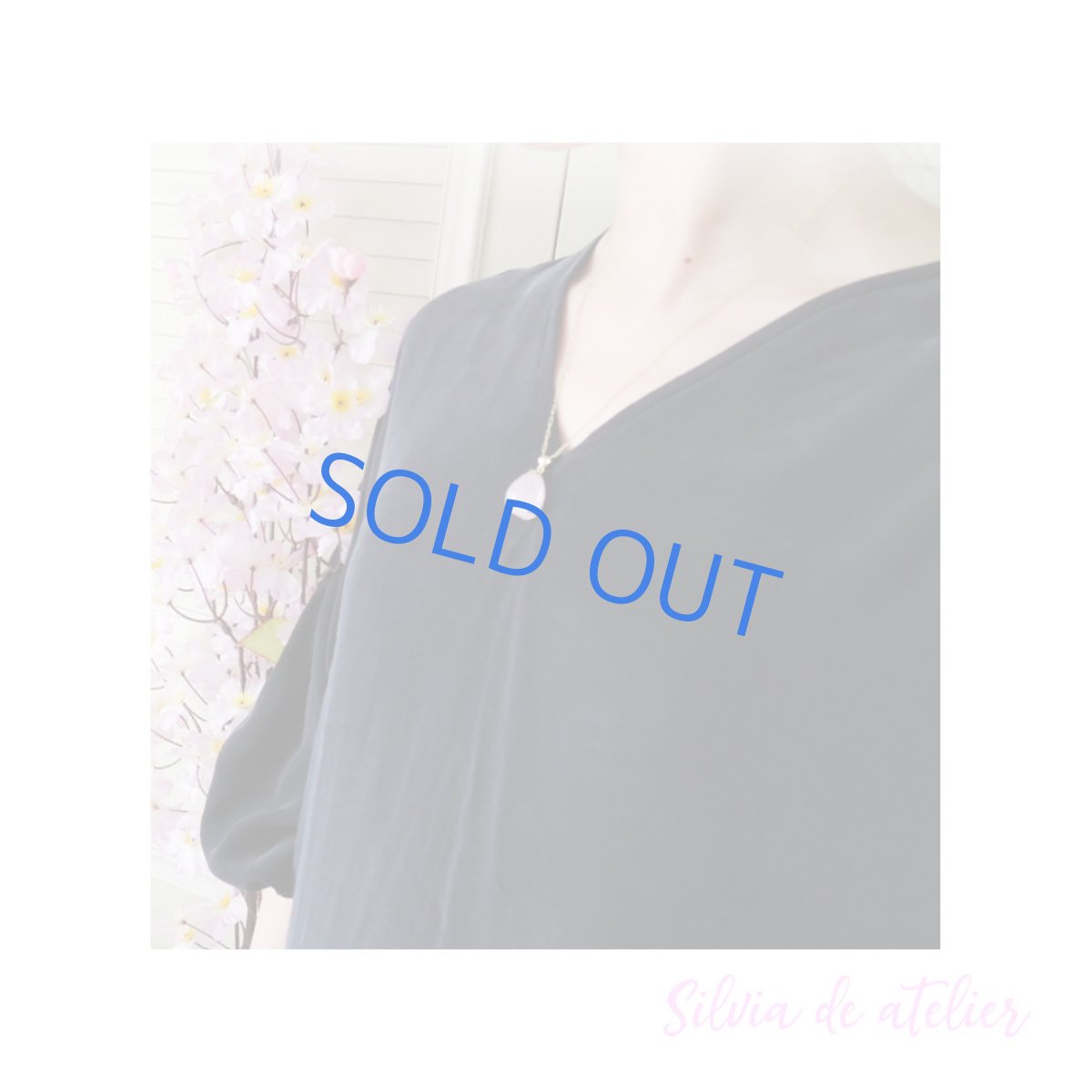 画像5: 【1点もの・C】桜ピンク　大粒　ピンクアクアマリン（モルガナイト）　つるりん滴型　約50cm14kgfネックレス (5)