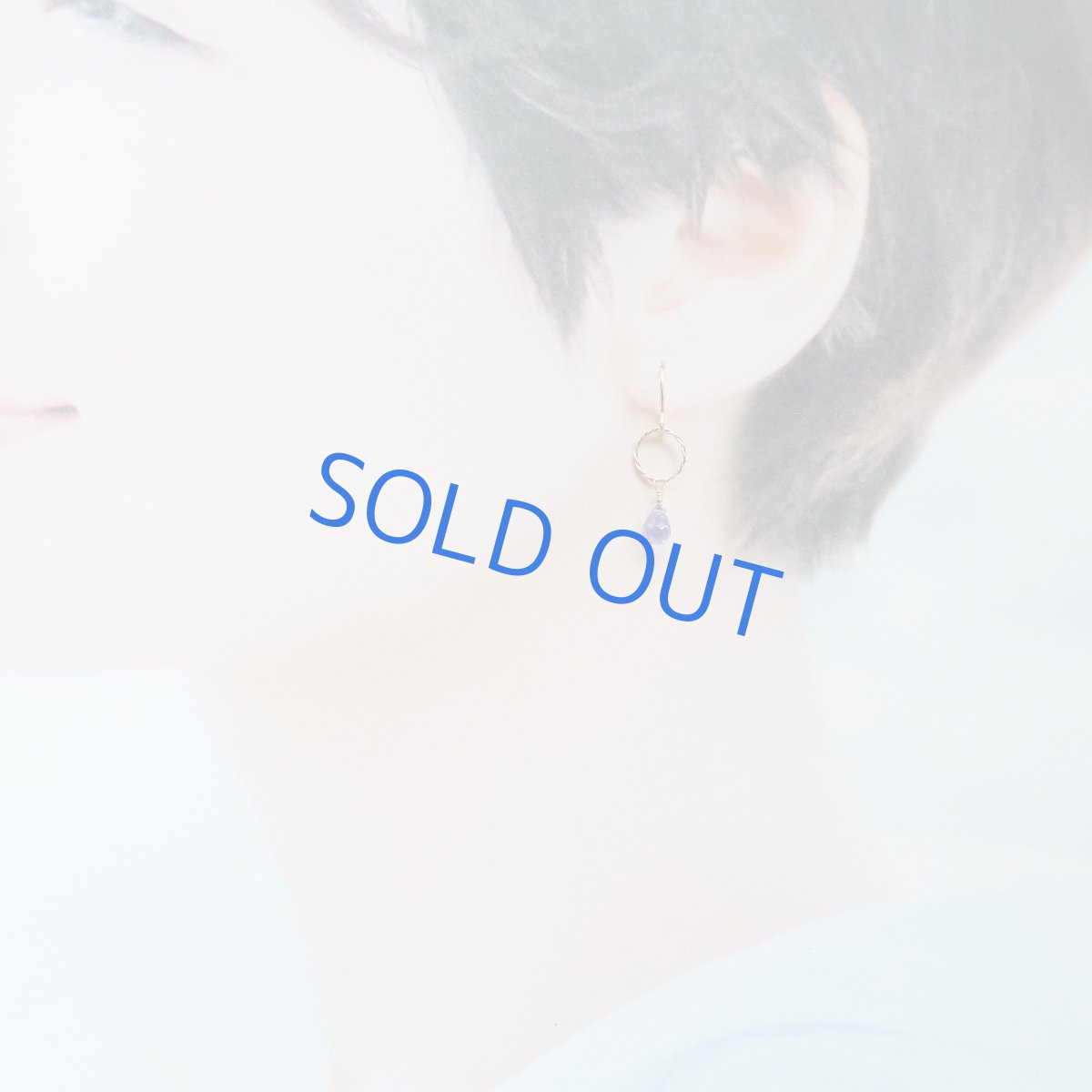 画像6: 【イヤリング変更可・限定数のみ】４Aランク　タンザナイトドロップ　ワイヤーリング　14kgfフックピアス (6)