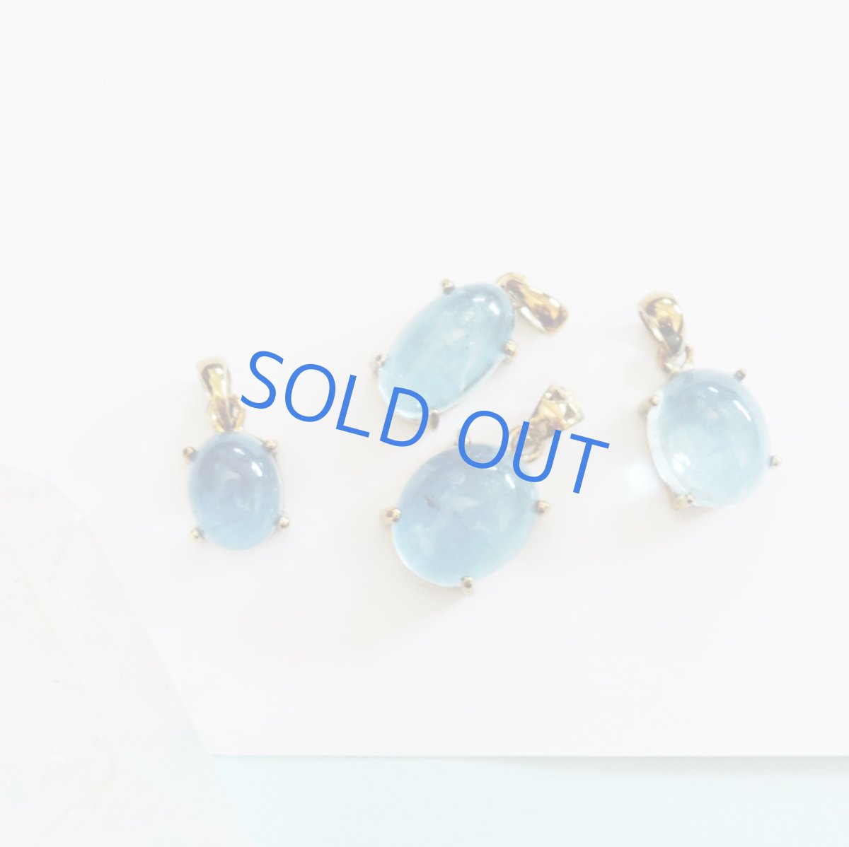 画像7: 【1点もの・Fオーバル】サンタマリアアクアマリン　カボションペンダント　14kgfネックレス40cm (7)