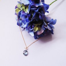 画像5: 【限定数のみ】紫陽花ブルー　ミスティックブルークォーツ　ヘキサゴン　14KGFネックレス40cm (5)