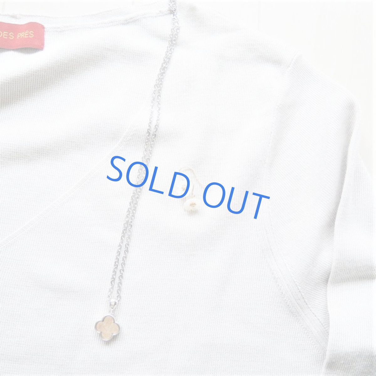 画像6: 聖なる石　四つ葉　ピンクゴールドカラー　ギベオン隕石　サージカルステンレスネックレス45cm (6)