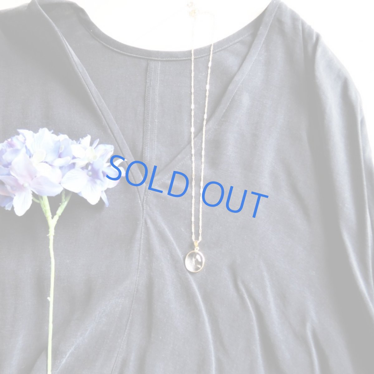 画像6: 【1点もの・C】希少石！水入り水晶（クリスタル）　ペンダントネックレス　14KGFネックレス50cm (6)