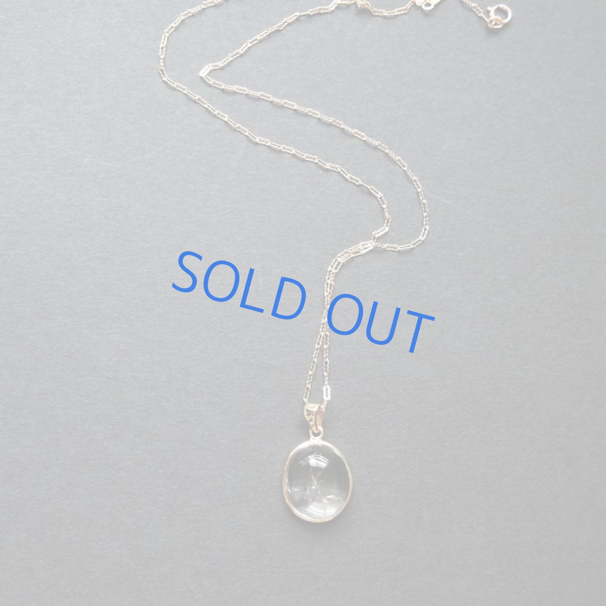 画像5: 【1点もの・C】希少石！水入り水晶（クリスタル）　ペンダントネックレス　14KGFネックレス50cm (5)