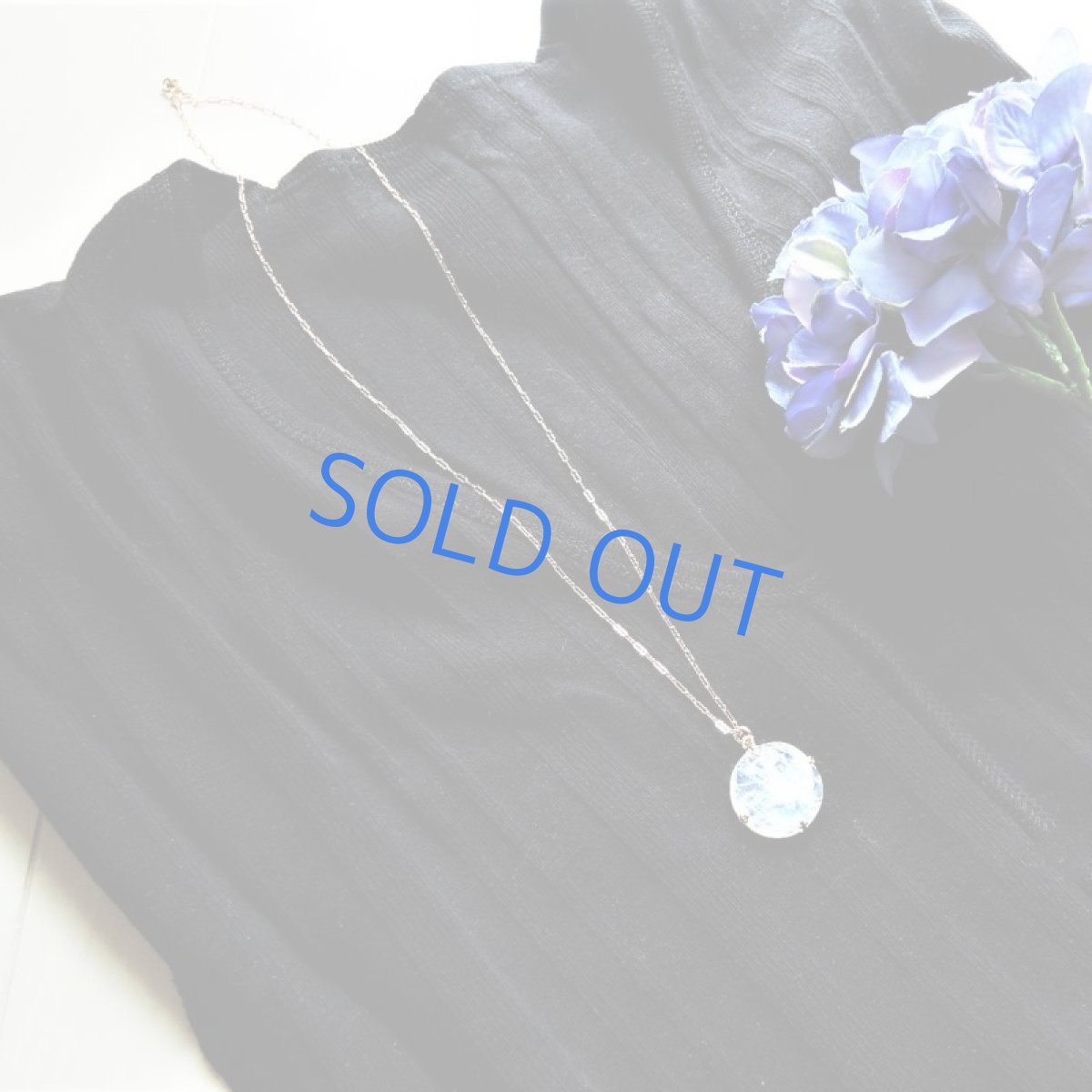 画像9: 【1点もの・フルムーンI】飾り爪セット AAA+ レインボームーンストーン ルース 14KGFネックレス50センチ (9)