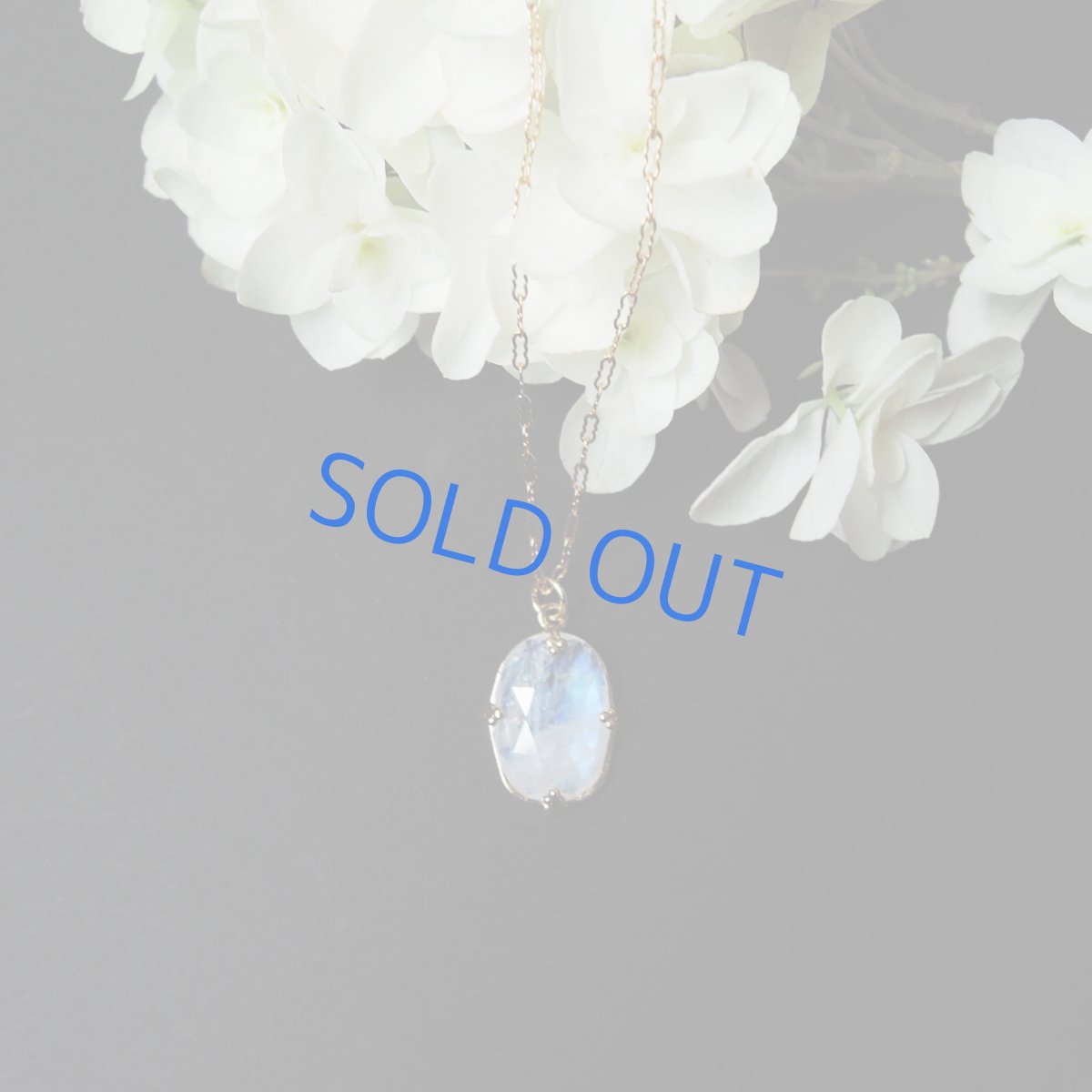 画像5: 【1点もの・オーバルE】飾り爪セット　AAA+　レインボームーンストーン　ルース　14KGFネックレス50センチ (5)