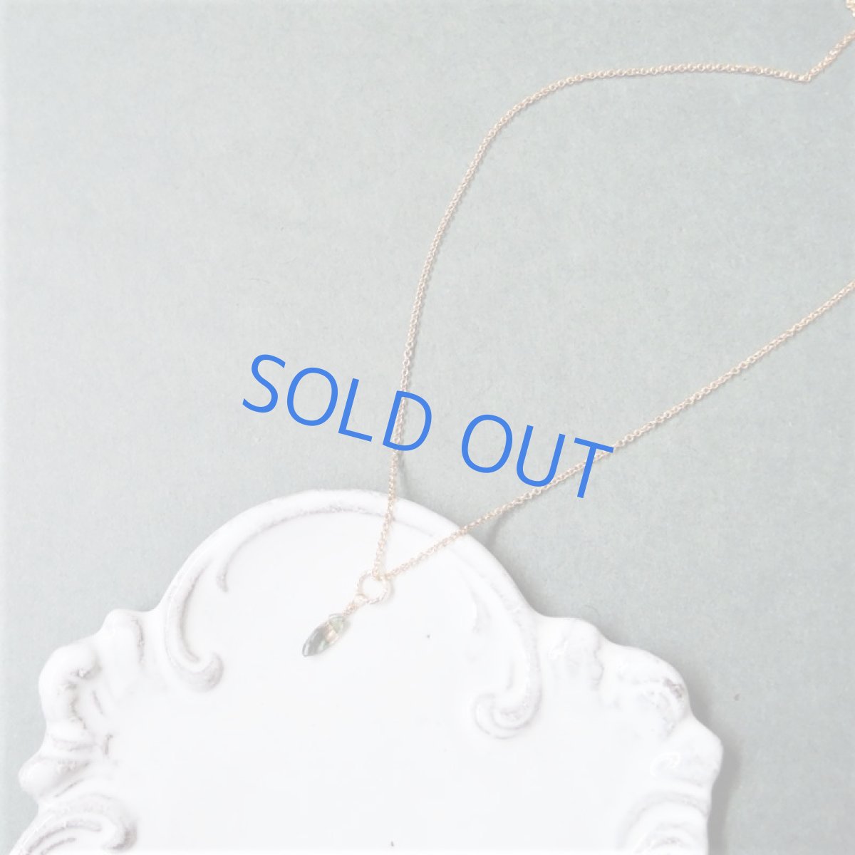 画像3: 【限定1】希少石! トリオカラー トルマリン マーキス 14KGFネックレス約40cm (3)