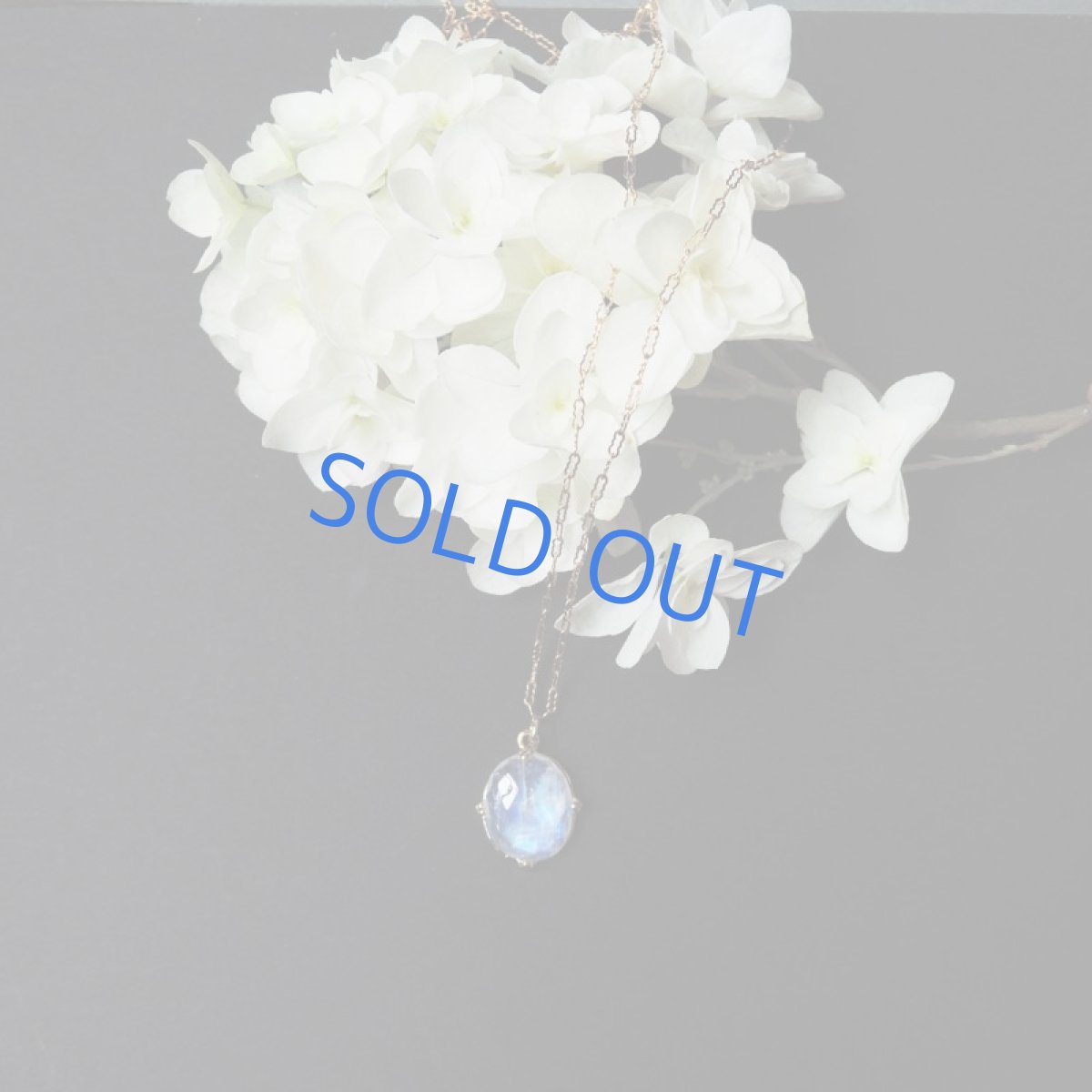 画像5: 【1点もの・オーバルD】飾り爪セット　AAA+　レインボームーンストーン　ルース　14KGFネックレス50センチ (5)