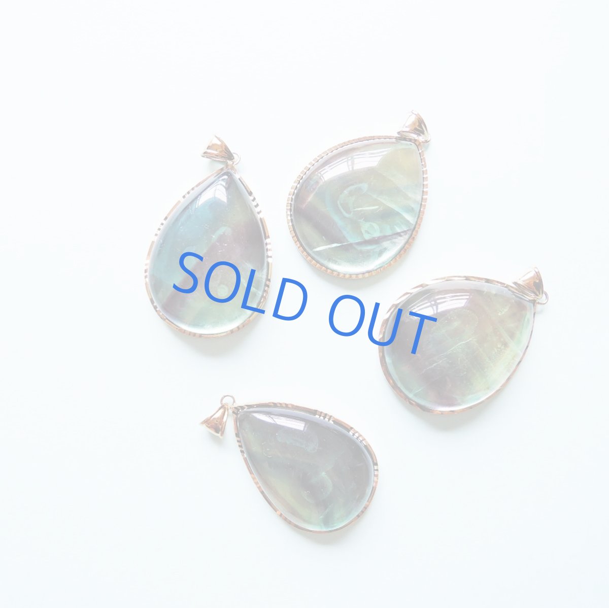 画像8: 【1点もの・セッティングA】超大粒　マルチフローライト　ペンダント　革コード約90センチネックレス (8)