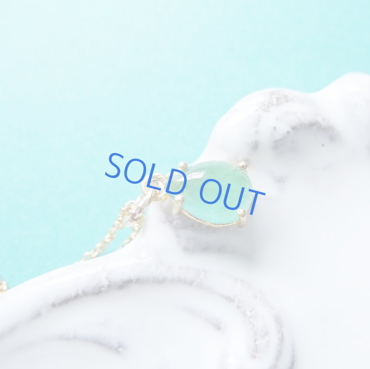 画像3: 【残りC】ブラジル産　エメラルド　フレーム　14KGFネックレス40cm (3)